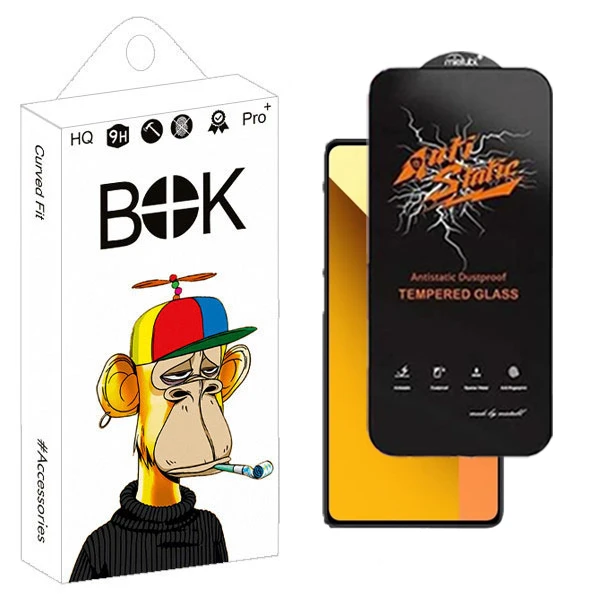 محافظ صفحه نمایش بوک مدل Antistatic Touch مناسب برای گوشی موبایل شیائومی  Redmi note 12 Turbo / note 13 5G / note 13 Pro 4G / note 13R Pro