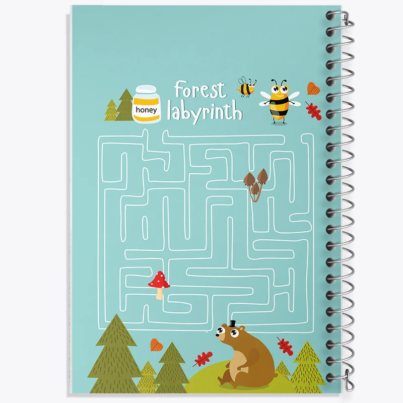 دفتر لیست خرید 50 برگ خندالو طرح بازی ماز کد N793