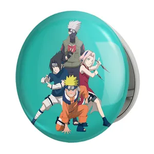 آینه جیبی خندالو طرح انیمه ناروتو Naruto مدل تاشو کد 4919 