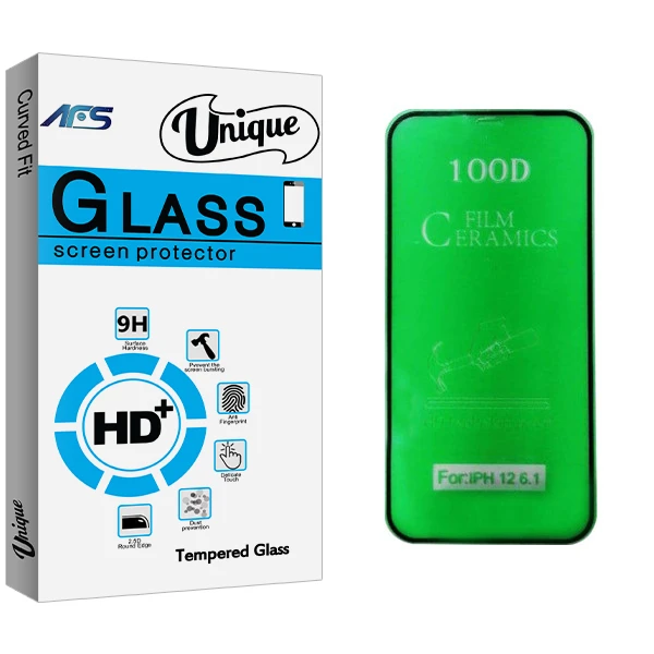 محافظ صفحه نمایش ای اف اس مدل Unique Glass مناسب برای گوشی موبایل اپل iPhone 12 Pro