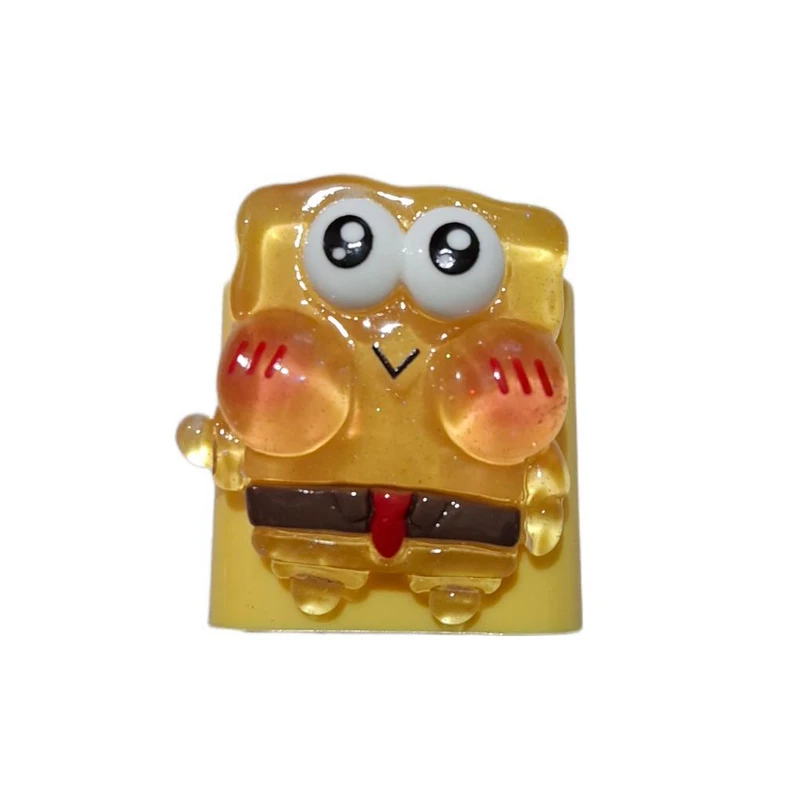 محافظ شارژر دیواری طرح باب اسفنجی مدل BOB7 مناسب برای شارژر اپل و شیائومی 18 وات دو پین 