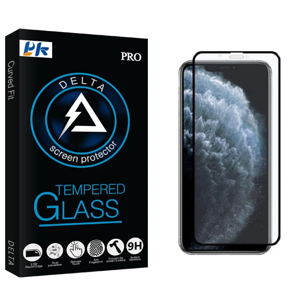 محافظ صفحه نمایش پی کی مدل Delta Glass مناسب برای گوشی موبایل اپل iphone 11