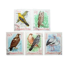 تمبر یادگاری مدل پرندگان کد DS2282 مجموعه 5 عددی