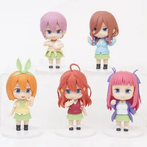 اکشن فیگور مدل انیمه 5 قلوهای باکلاس مجموعه 5 عددی