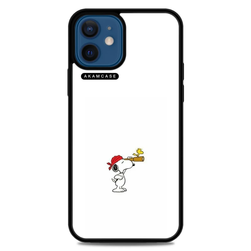 کاور آکام مدل AMC-WA12M-SNOOPY-17 مناسب برای گوشی موبایل اپل iPhone 12 Mini