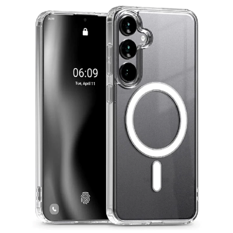 کاور مدل مگ سیف کد Magsafe مناسب برای گوشی موبایل سامسونگ Galaxy S24 Plus / S25 Plus