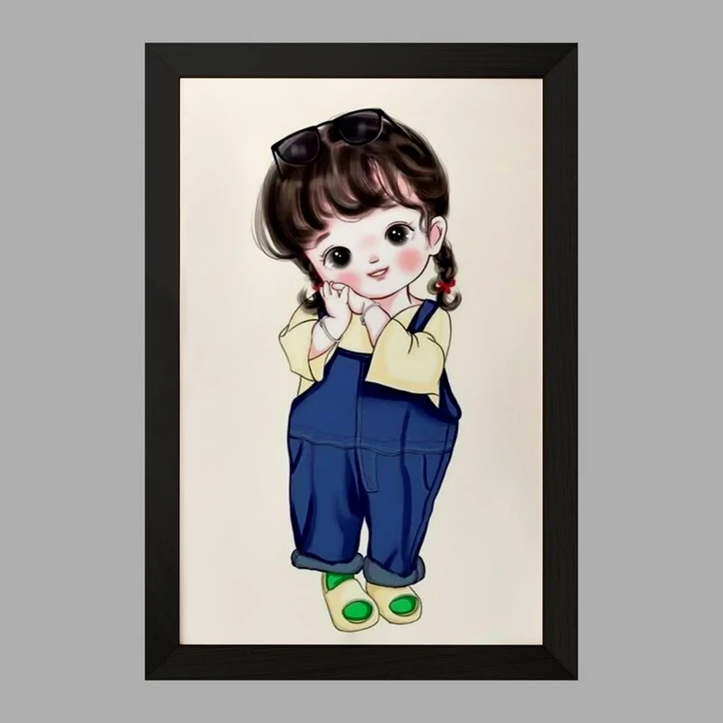 تابلو خندالو مدل دخترانه فانتزی کد 25714