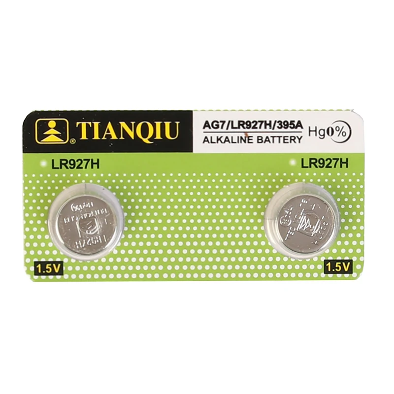 باتری ساعت  تیانکیو مدل AG7 LR927 395 بسته 2 عددی