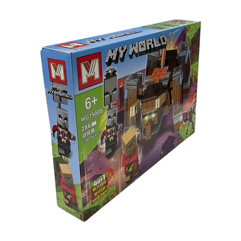 ساختنی ۲۸۶ تکه ام مدل ماینکرافت 