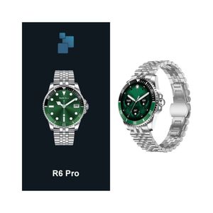 ساعت هوشمند 46 میلیمتر دارک بلو مدل R6pro