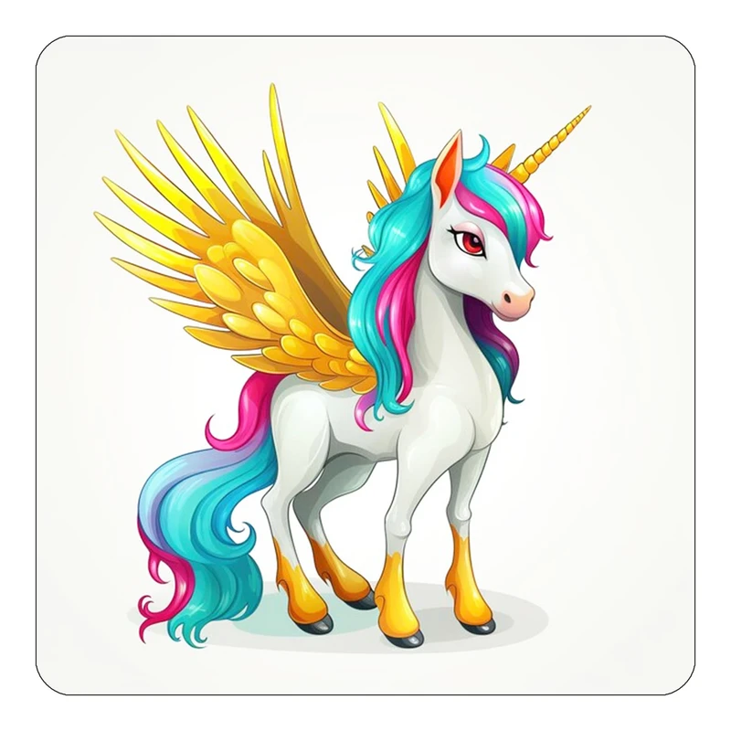 مگنت کاکتی طرح اسب تک شاخ و یونیکورن مدل mp31179