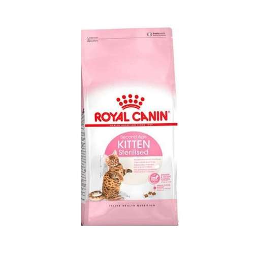 غذا خشک بچه گربه رویال کنین مدل kitten sterilized وزن 400 گرم