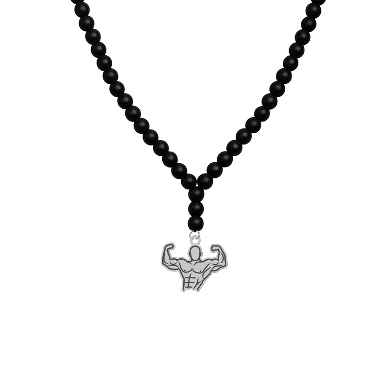 گردنبند هایکا مدل فیگور بدنسازی کد bg.jh 27