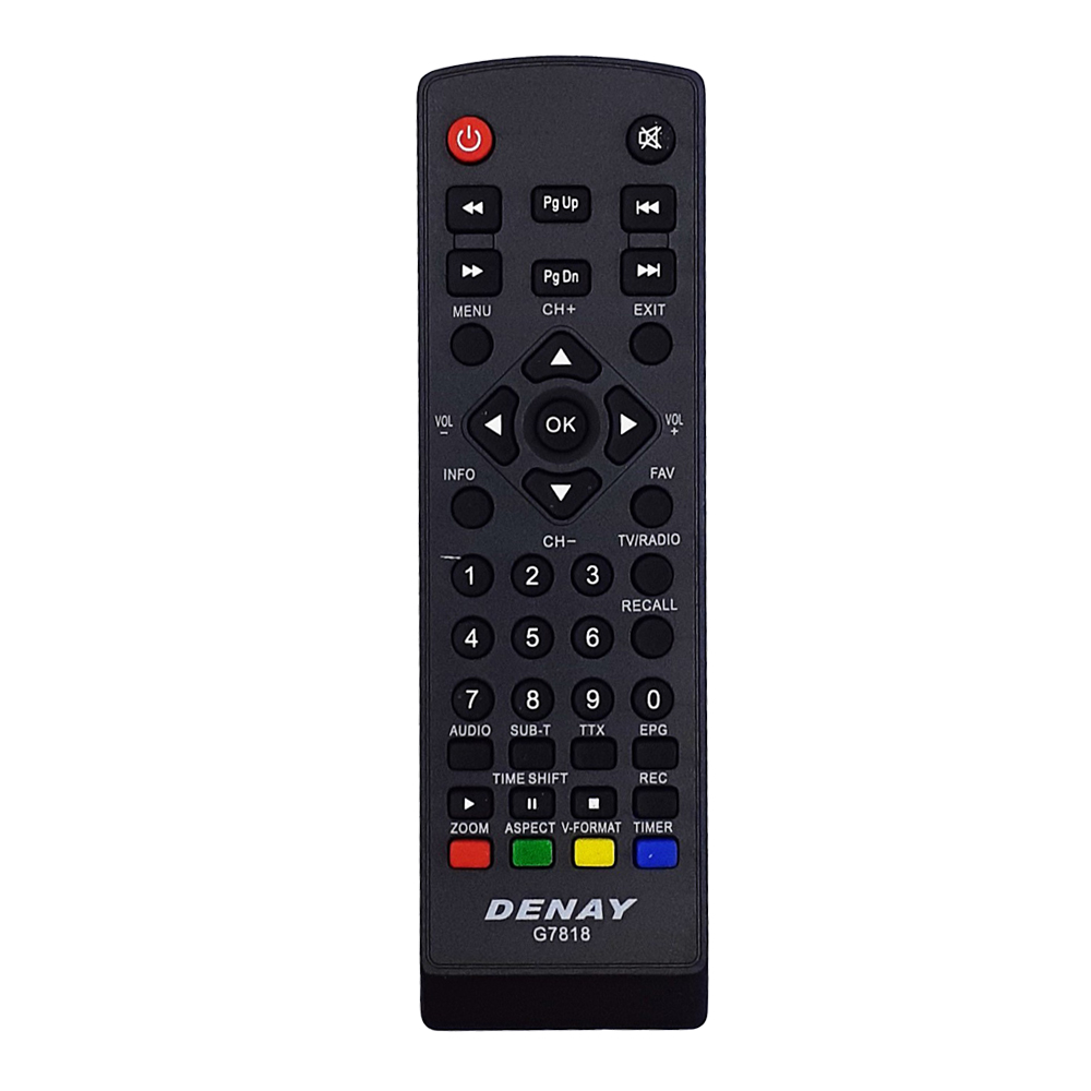 ریموت کنترل تلویزیون مدل DENAY G7818