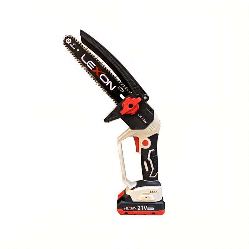 اره زنجیری شارژی لکسون مدلLE-6508 اره زنجیری شارژی لکسون مدلLE-6508