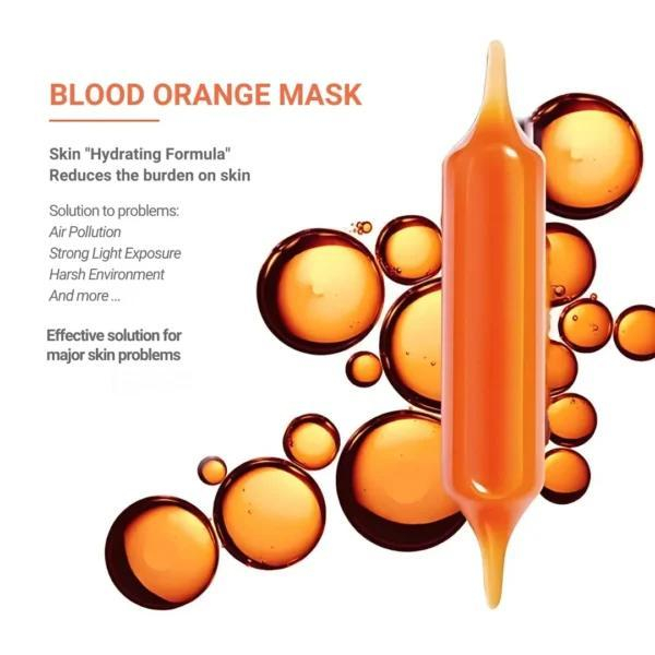 ماسک صورت ایمجز مدل پرتقال خونی وزن 25 گرم مجموعه 2 عددی