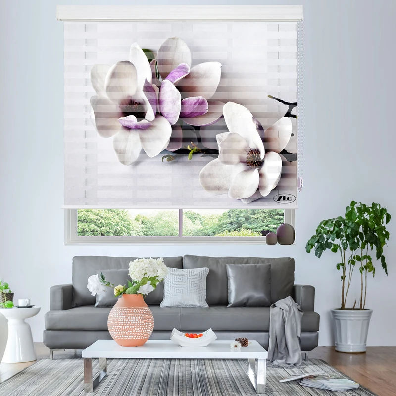 پرده زبرا زیو مدل 3D-1140 سایز 200x200 سانتی متر