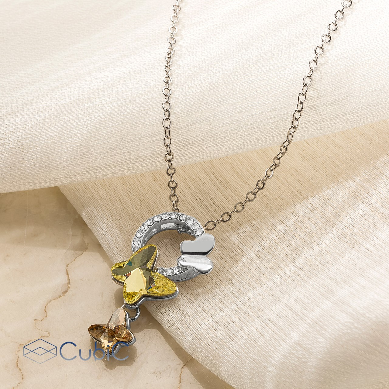 گردنبند زنانه کوبیک مدل QN-04937