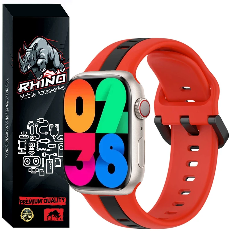 بند راینو مدل Silic-2C مناسب برای ساعت هوشمند اسمارت واچ HK9 PRO / HK9 Pro Plus