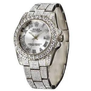 ساعت مچی عقربه‌ای مردانه رولکس مدل دیت جاست فول نگین N