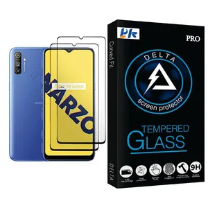 PK Delta Glass MIX002 Screen Protector For Realme Narzo 10A Pack Of 2