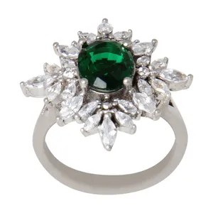 انگشتر نقره زنانه مدل سنگ کوارتز کد AWR_872