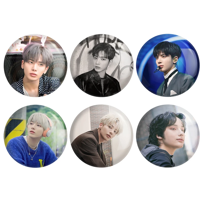 مگنت خندالو طرح تهیون گروه تی اکس تی کد 1172A مجموعه 6 عددی