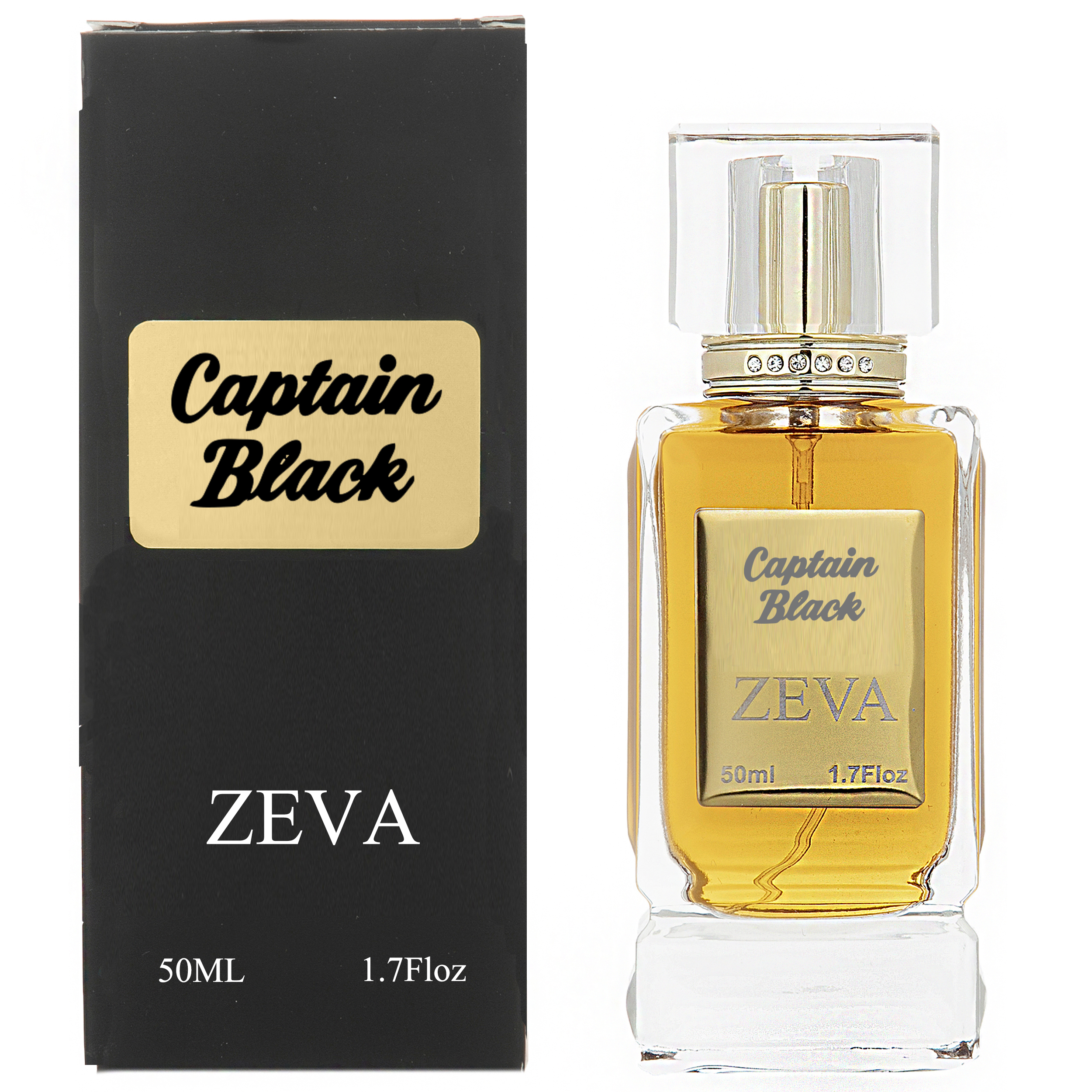 ادو پرفیوم مردانه زوا مدل Captain Black حجم 50 میلی لیتر