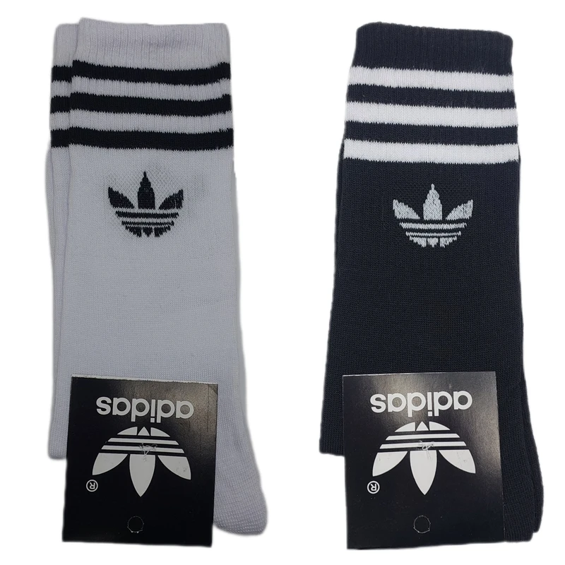 جوراب ورزشی ساق بلند مردانه مدل کش انگلیسی کد SMN3-AD مجموعه 2 عددی