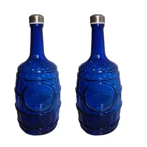 بطری آب مدل بشکه درب استیل بسته 2 عددی