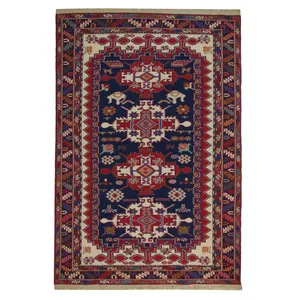 گلیم دستباف دو متری طرح سوزنی کد 602