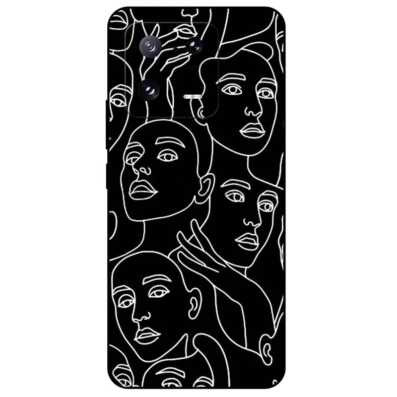 کاور مگافون طرح دخترانه مدل 7762 مناسب برای گوشی موبایل شیائومی 13 Pro     