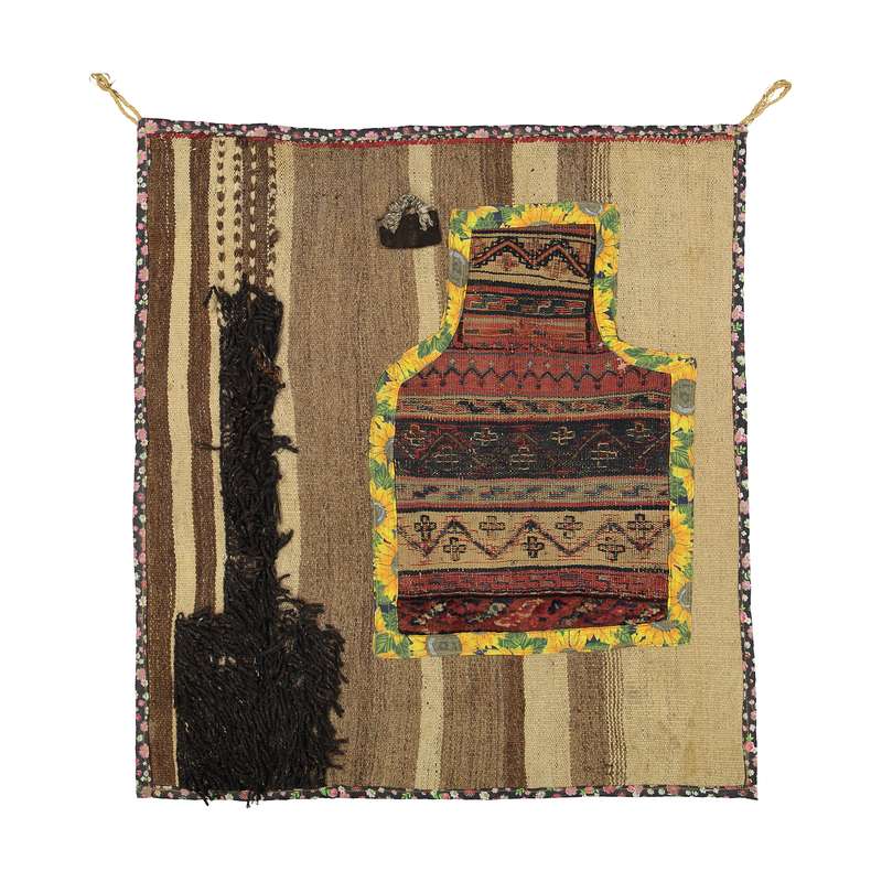 کلاژ گلیم دستباف یک متری مدل NBV334