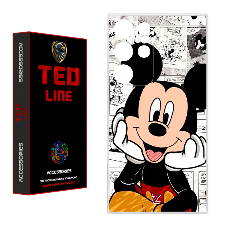 کاور تدلاین طرح میکی موس کد 1151 مناسب برای گوشی موبایل سامسونگ Galaxy S22 Ultra