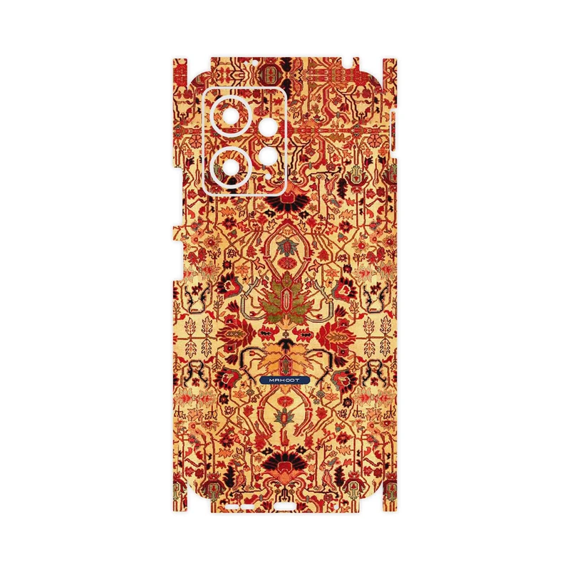 برچسب پوششی ماهوت مدل Persian_Carpet_Yellow-FullSkin مناسب برای گوشی موبایل شیائومی Redmi Note 12 4G