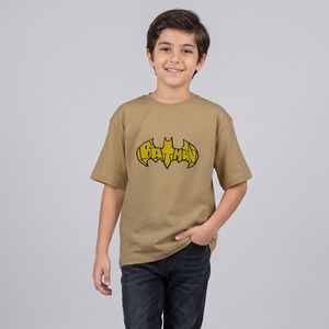 تی شرت آستین کوتاه پسرانه نخی عروسکی مرینوپوش مدل 05