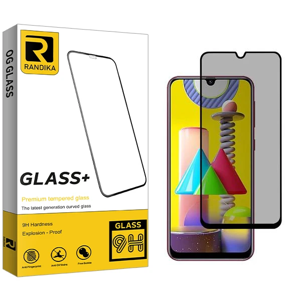 محافظ صفحه نمایش حریم شخصی راندیکا مدل RK مناسب برای گوشی موبایل سامسونگ Galaxy M31