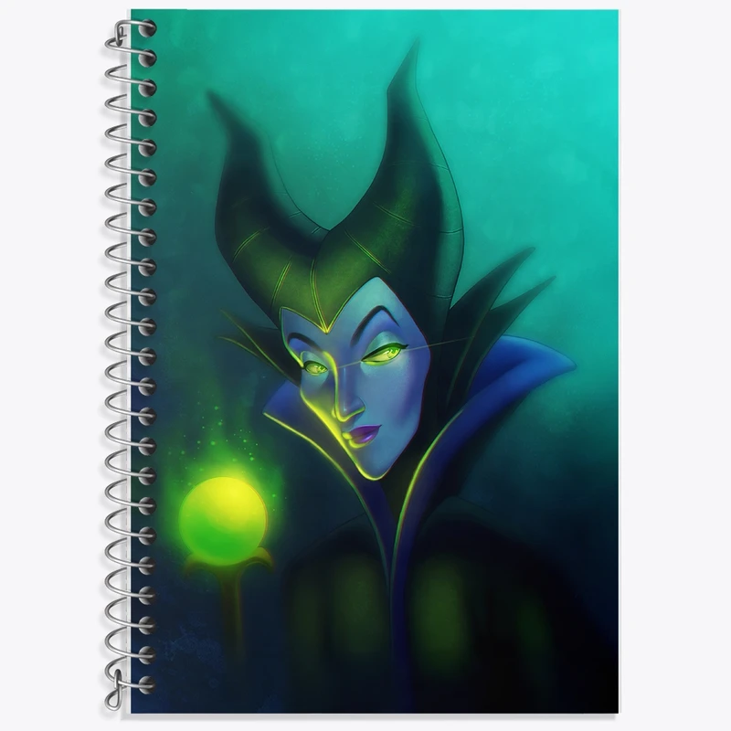 دفتر زبان 50 برگ خندالو مدل سه خط طرح زیبای خفته کد F2236