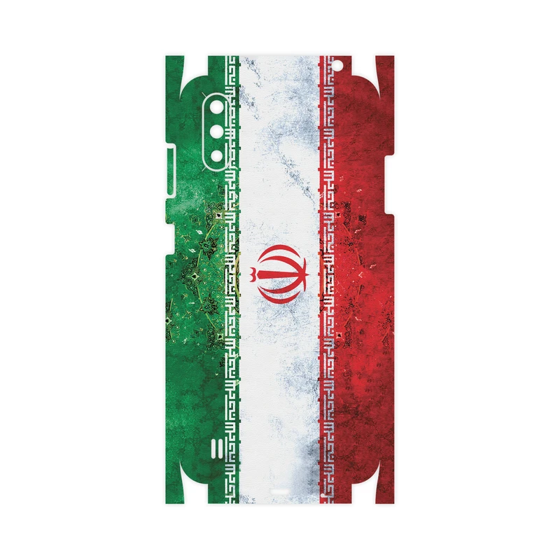 برچسب پوششی ماهوت مدل IRAN-Flag-FullSkin مناسب برای گوشی موبایل سامسونگ Galaxy A01