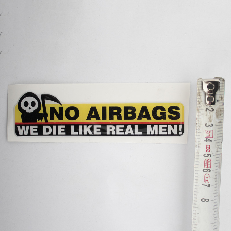 برچسب خودرو مدل ژله ای کد NO-AIRBAGS
