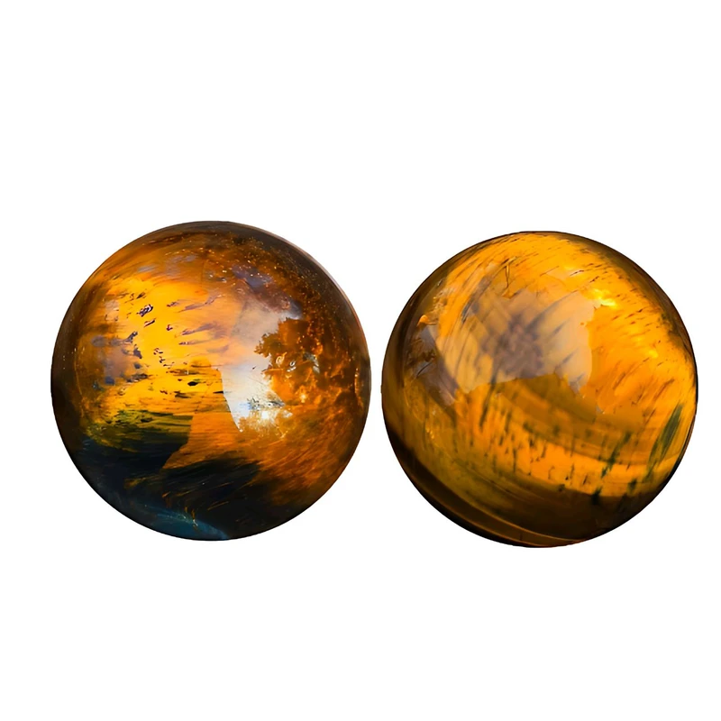 سنگ راف طرح چشم ببر مدل گوی کد 63 مجموعه 2 عددی