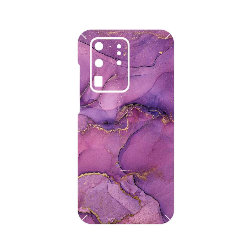 برچسب پوششی ماهوت مدل Purple Marble مناسب برای گوشی موبایل سامسونگ Galaxy S20 Ultra