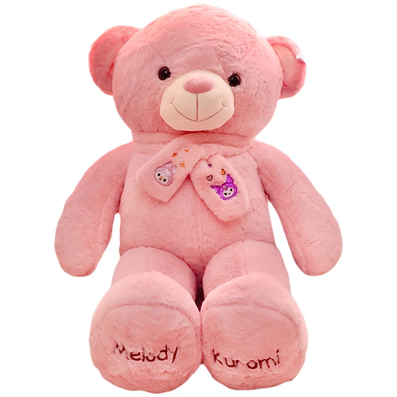 عروسک پولیشی طرح خرس کرومی ملودی مدل 67 ارتفاع 100 سانتی‌متر