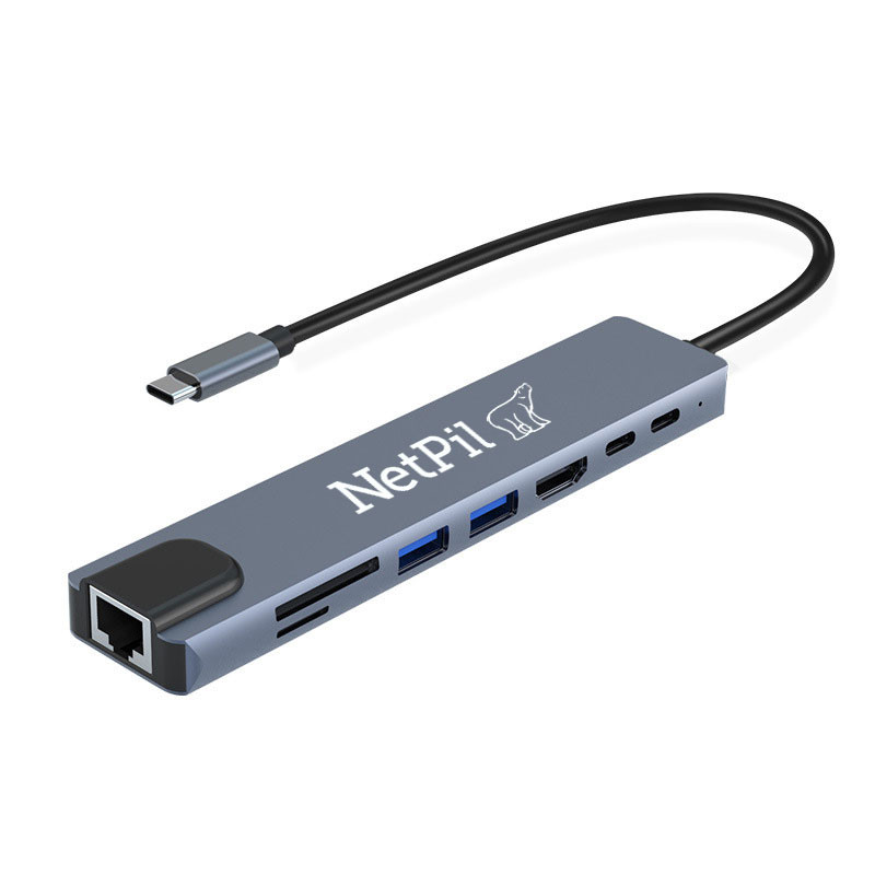 هاب 8 پورت USB-C نت پیل مدل 8030