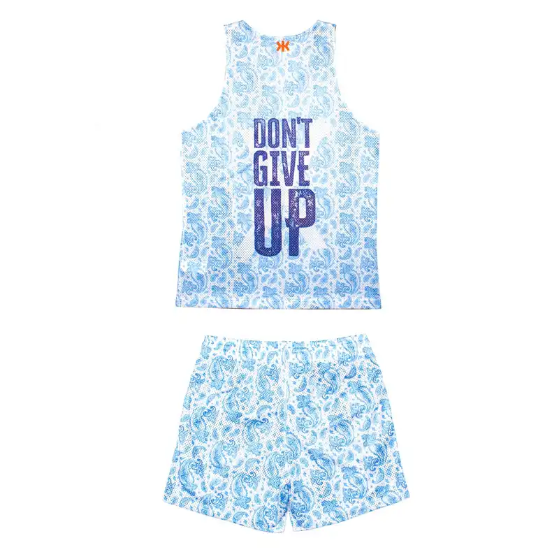 ست تاپ و شلوارک ورزشی مردانه مدل دورو 112-3001 طرح ترمه