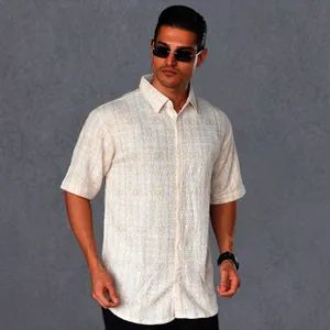 پیراهن آستین کوتاه مردانه مدل بوکله کد 1161-007