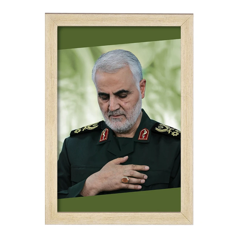 تابلو خندالو طرح سردار قاسم سلیمانی  کد 12614