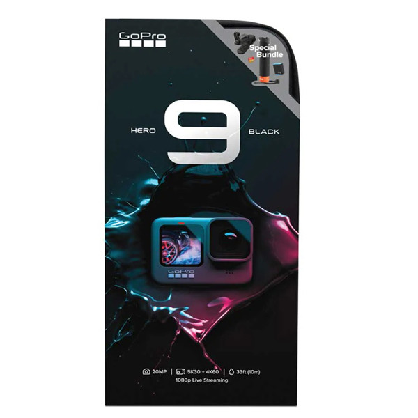 دوربین فیلم برداری گوپرو مدل HERO 9 Black به همراه لوازم جانبی