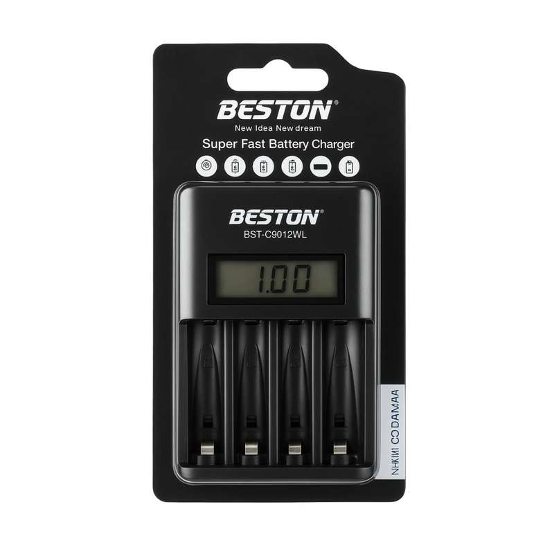 شارژر باتری بستون مدل BST-C9012WL کد Super fast charger شارژر باتری بستون مدل BST-C9012WL کد Super fast charger