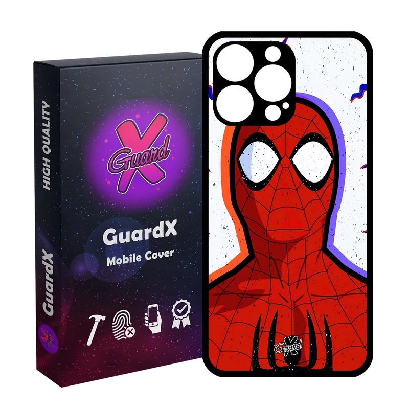 کاور گارد ایکس طرح Spider Man مدل Glass10495 مناسب برای گوشی موبایل اپل iPhone 14 Pro Max